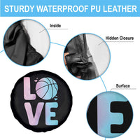 Basketball Lovers Spare Tire Cover Basketball Mom Sports Fan - Wonder Print Shop
