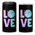 Basketball Lovers 4 in 1 Can Cooler Tumbler Basketball Mom Sports Fan - Wonder Print Shop