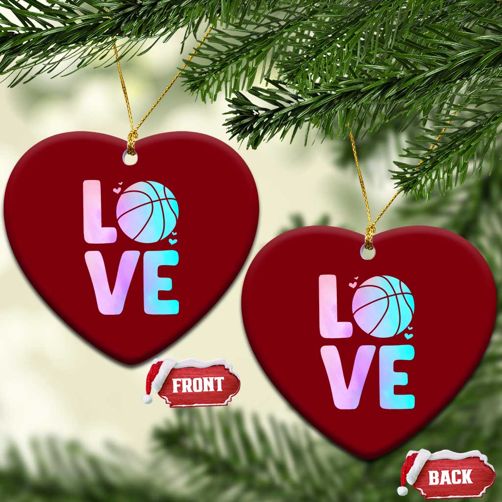 Basketball Lovers Ceramic Ornament Basketball Mom Sports Fan - Wonder Print Shop