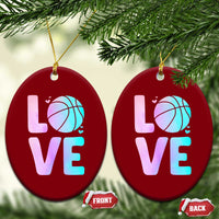 Basketball Lovers Ceramic Ornament Basketball Mom Sports Fan - Wonder Print Shop