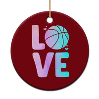 Basketball Lovers Ceramic Ornament Basketball Mom Sports Fan - Wonder Print Shop