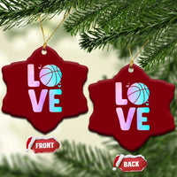 Basketball Lovers Ceramic Ornament Basketball Mom Sports Fan - Wonder Print Shop