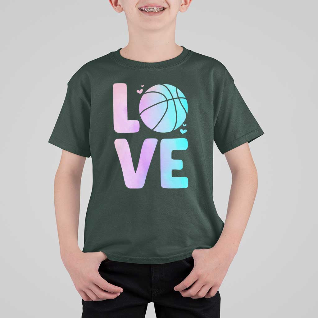 Basketball Lovers T Shirt For Kid Basketball Mom Sports Fan - Wonder Print Shop