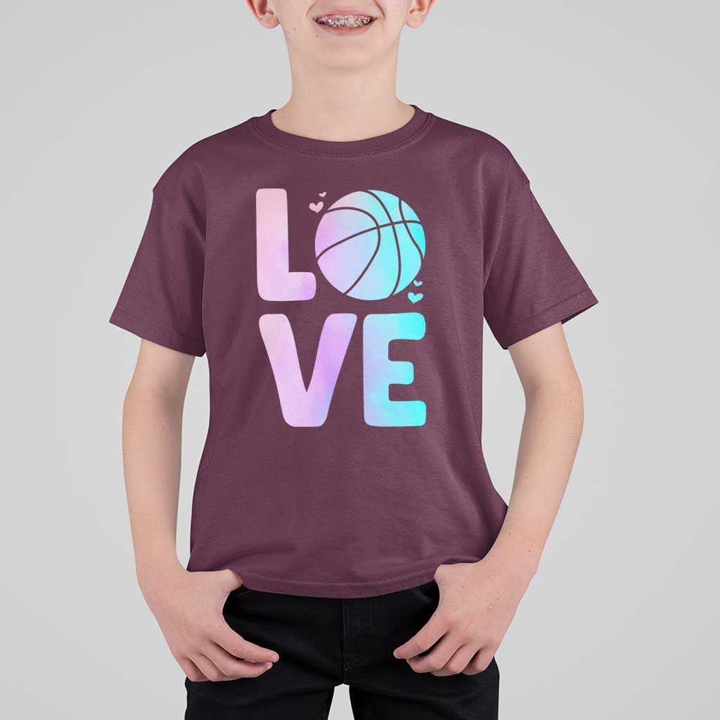 Basketball Lovers T Shirt For Kid Basketball Mom Sports Fan - Wonder Print Shop
