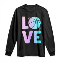 Basketball Lovers Long Sleeve Shirt Basketball Mom Sports Fan - Wonder Print Shop