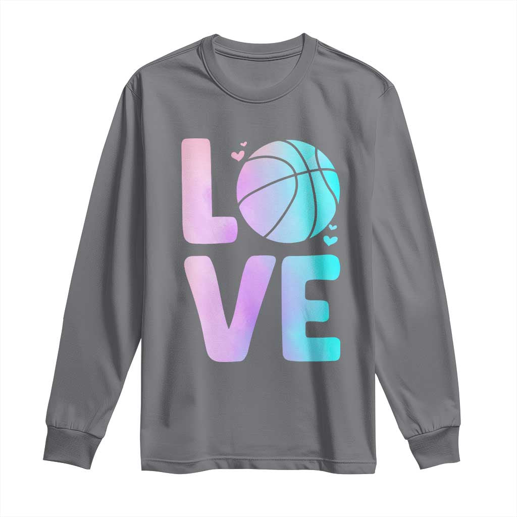 Basketball Lovers Long Sleeve Shirt Basketball Mom Sports Fan - Wonder Print Shop