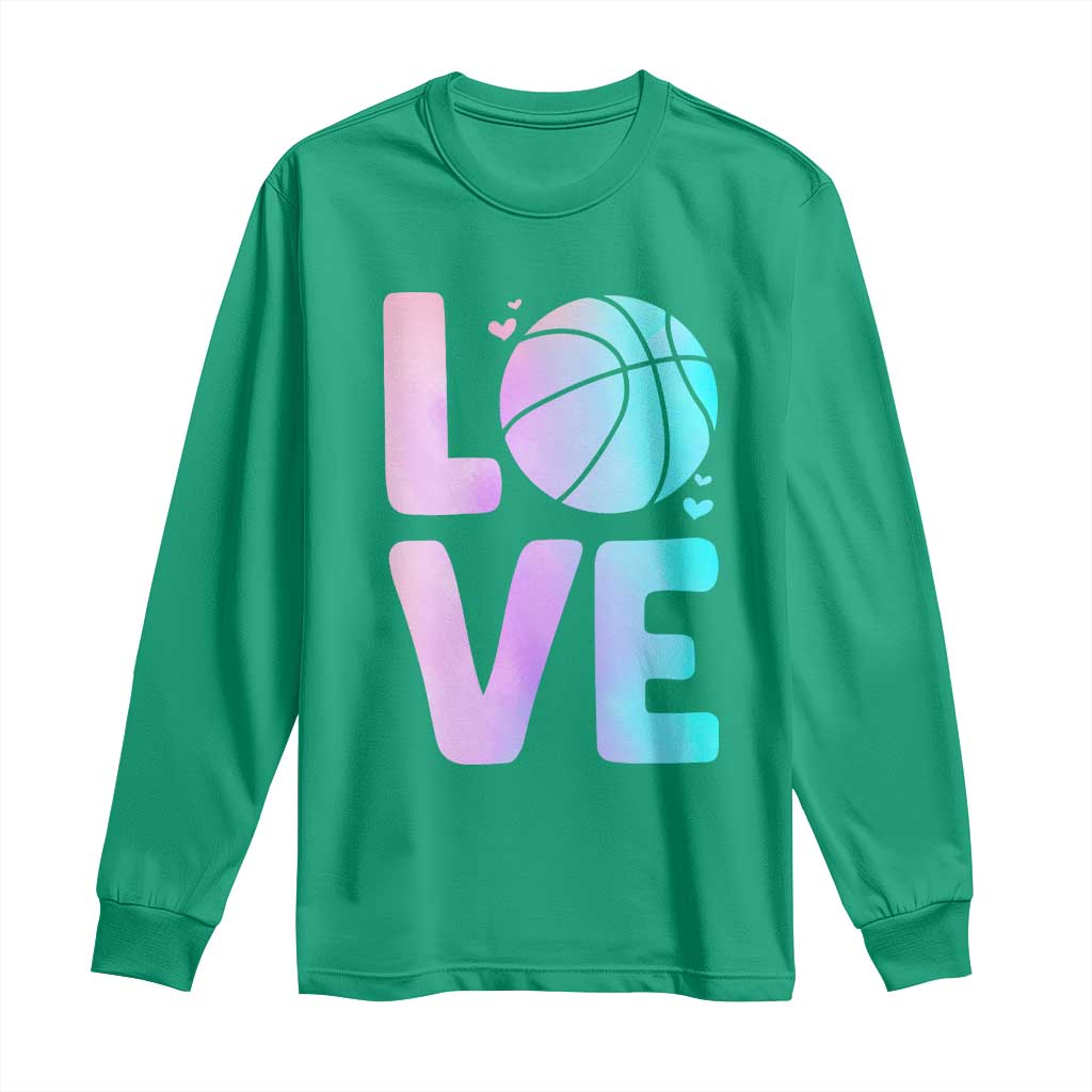 Basketball Lovers Long Sleeve Shirt Basketball Mom Sports Fan - Wonder Print Shop