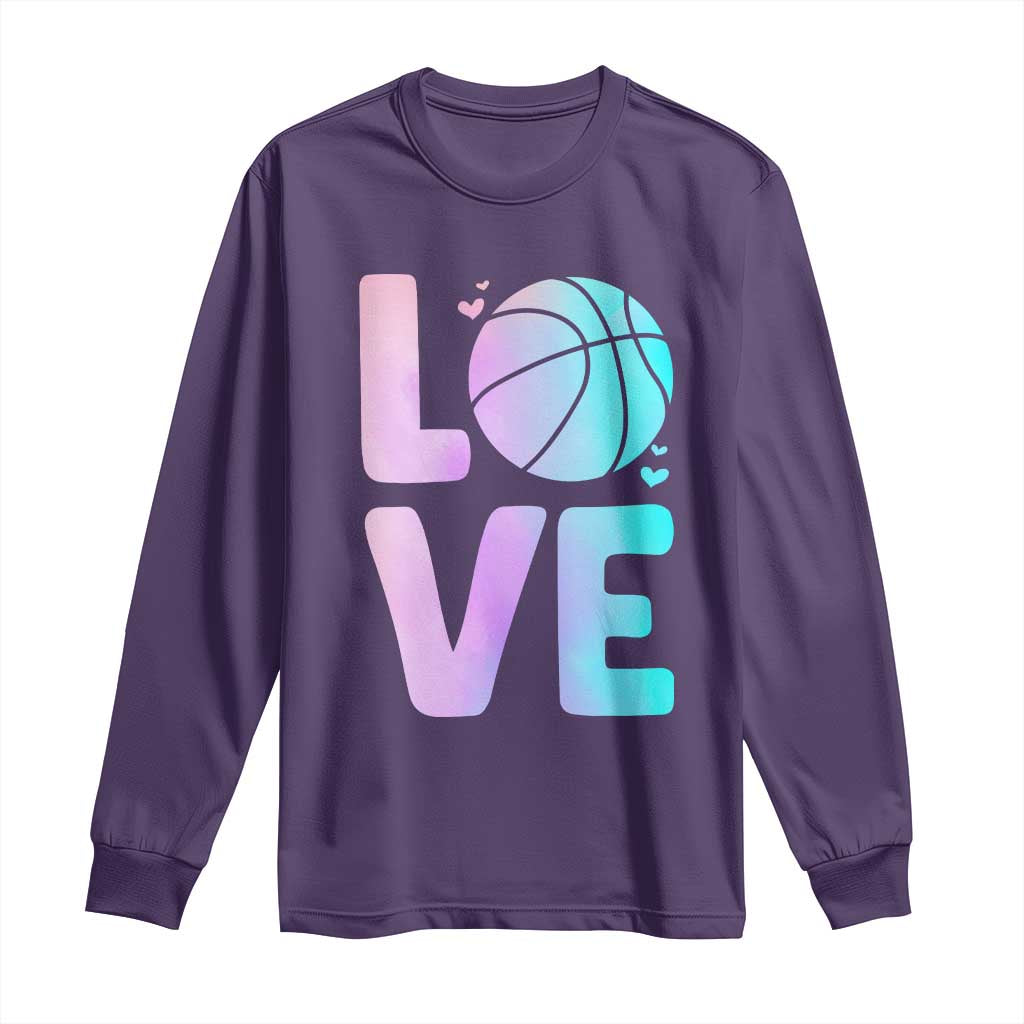 Basketball Lovers Long Sleeve Shirt Basketball Mom Sports Fan - Wonder Print Shop