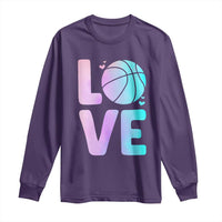 Basketball Lovers Long Sleeve Shirt Basketball Mom Sports Fan - Wonder Print Shop