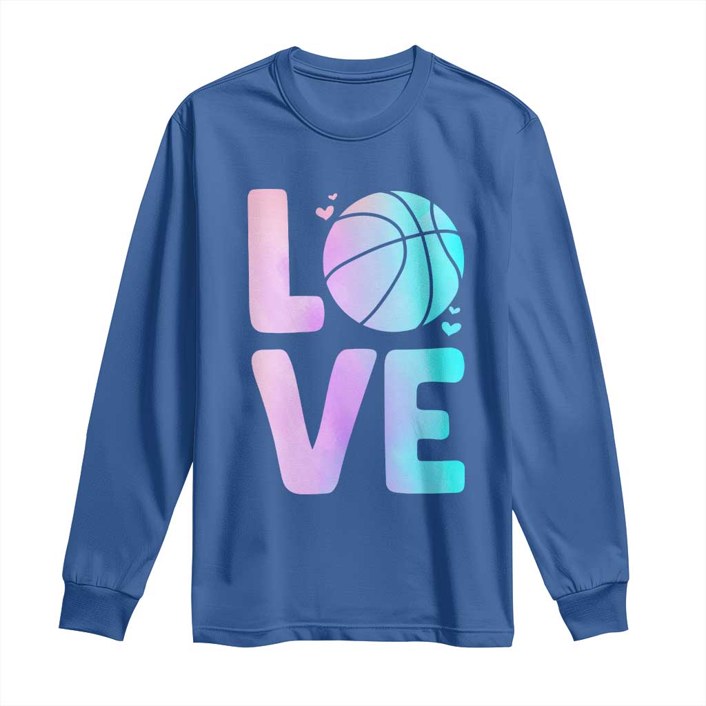 Basketball Lovers Long Sleeve Shirt Basketball Mom Sports Fan - Wonder Print Shop