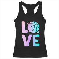Basketball Lovers Racerback Tank Top Basketball Mom Sports Fan - Wonder Print Shop