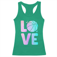 Basketball Lovers Racerback Tank Top Basketball Mom Sports Fan - Wonder Print Shop