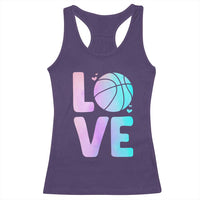 Basketball Lovers Racerback Tank Top Basketball Mom Sports Fan - Wonder Print Shop