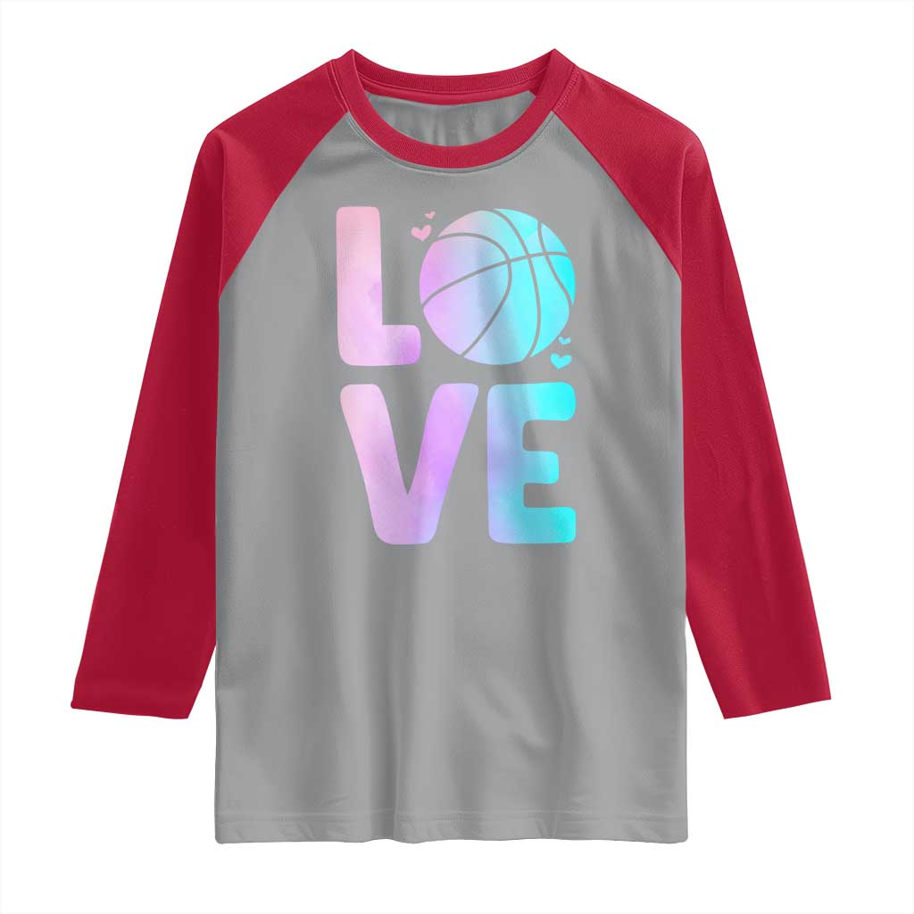 Basketball Lovers Raglan Shirt Basketball Mom Sports Fan - Wonder Print Shop