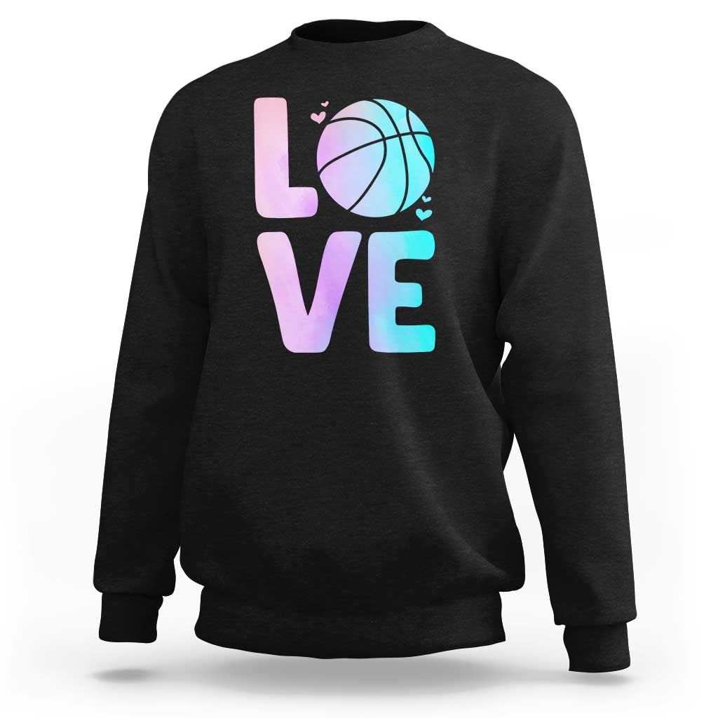 Basketball Lovers Sweatshirt Basketball Mom Sports Fan - Wonder Print Shop