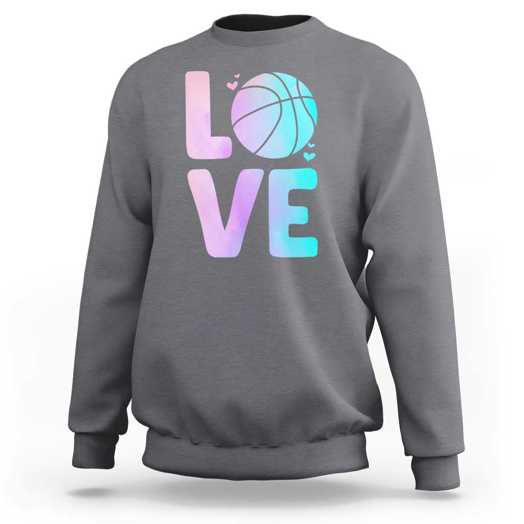 Basketball Lovers Sweatshirt Basketball Mom Sports Fan - Wonder Print Shop