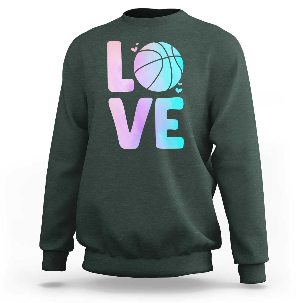 Basketball Lovers Sweatshirt Basketball Mom Sports Fan - Wonder Print Shop