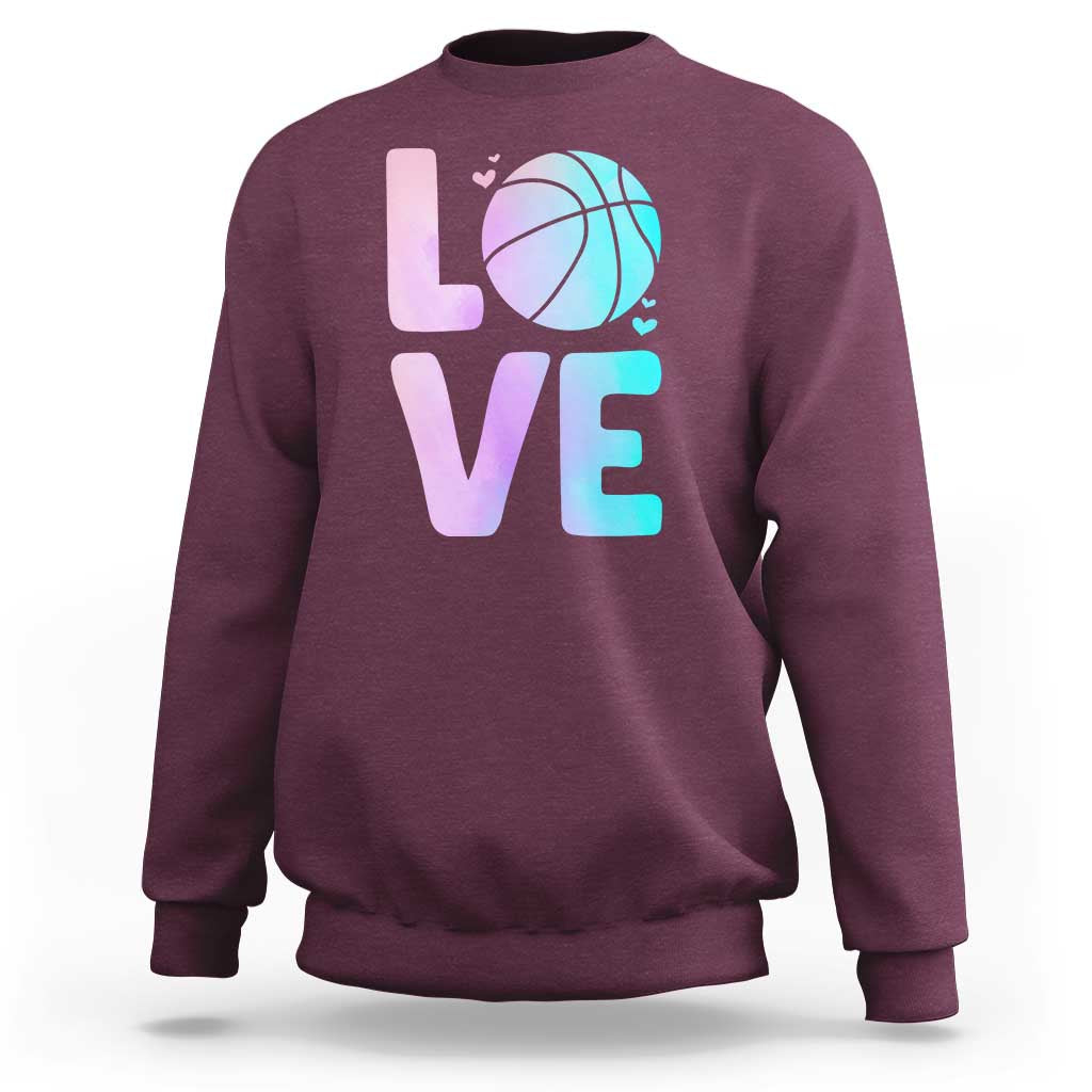 Basketball Lovers Sweatshirt Basketball Mom Sports Fan - Wonder Print Shop