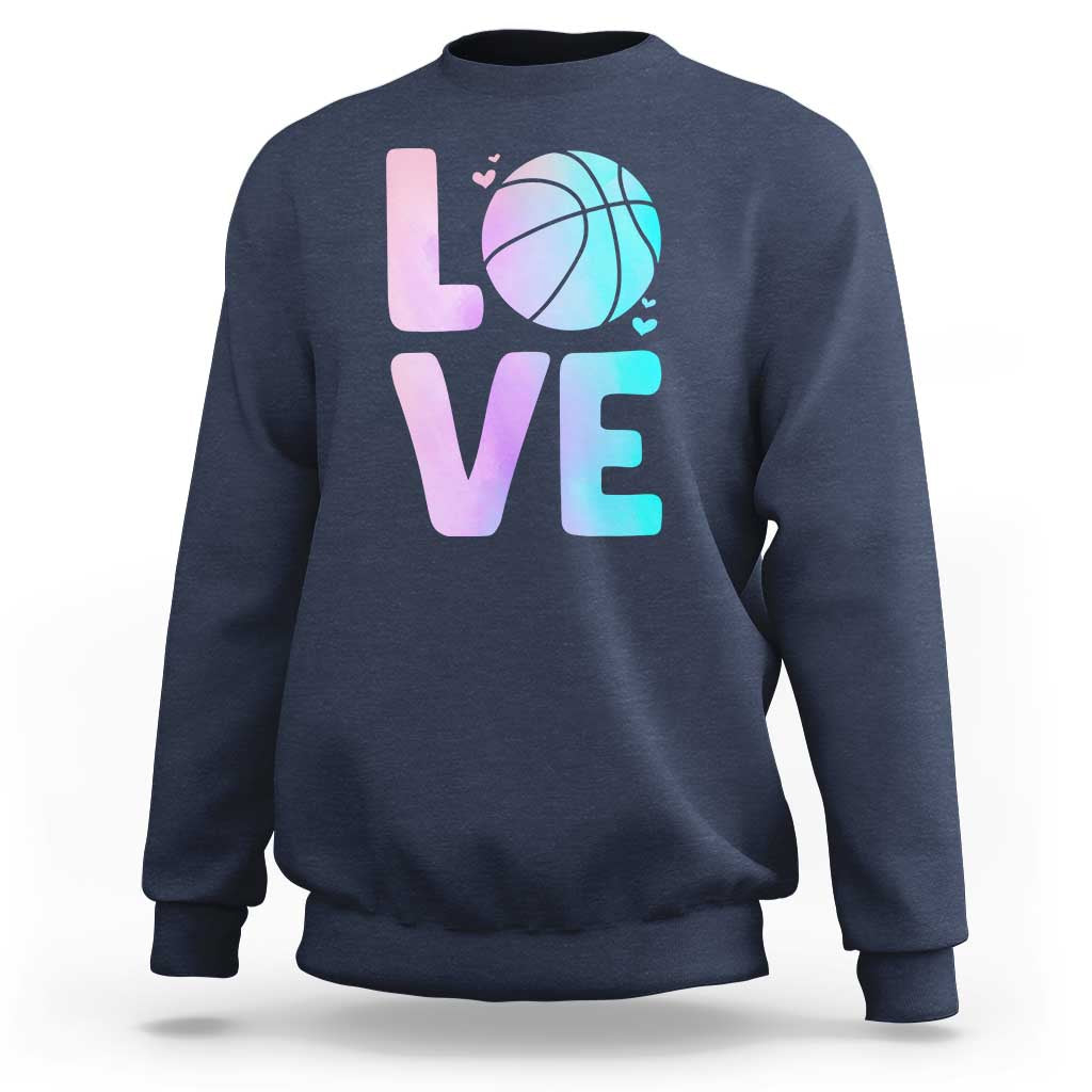 Basketball Lovers Sweatshirt Basketball Mom Sports Fan - Wonder Print Shop