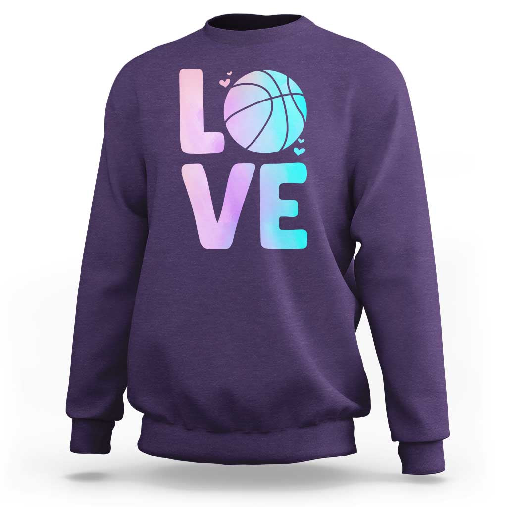 Basketball Lovers Sweatshirt Basketball Mom Sports Fan - Wonder Print Shop