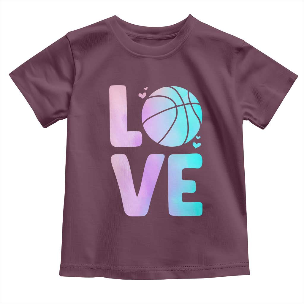 Basketball Lovers Toddler T Shirt Basketball Mom Sports Fan - Wonder Print Shop