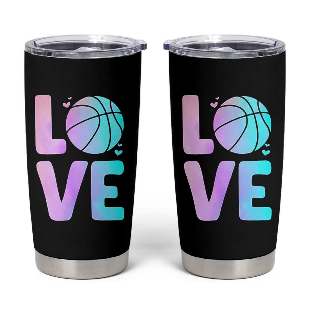 Basketball Lovers Tumbler Cup Basketball Mom Sports Fan - Wonder Print Shop