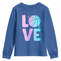 Basketball Lovers Youth Sweatshirt Basketball Mom Sports Fan - Wonder Print Shop