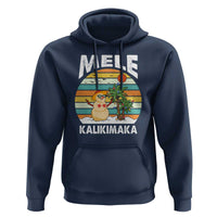 Mele Kalikimaka Hawaiian Christmas Hoodie Beach Hawaii Xmas In July Tropical