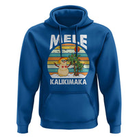 Mele Kalikimaka Hawaiian Christmas Hoodie Beach Hawaii Xmas In July Tropical