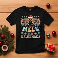 Santa Claus Sunglasses Beach Christmas In Hawaii Family Vacation T Shirt Mele Kalikimaka - Wonder Print Shop