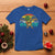 Dabbing Pineapple Christmas Tree Lights T Shirt Hawaiian Hawaii Tropical Xmas Men Gifts Sunglasses On - Wonder Print Shop