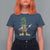 Dabbing Pineapple Christmas Tree Lights Xmas Sunglasses T Shirt For Women Tropical Holiday Beach Tank for Hawaii Vacation - Wonder Print Shop