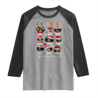 Christian Christmas Raglan Shirt God Says I Am African American Women Scriptures Affirmations