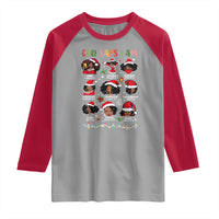 Christian Christmas Raglan Shirt God Says I Am African American Women Scriptures Affirmations