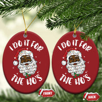 Funny Santa Claus Christmas Ornament African American Xmas Vintage Black Santa - Wonder Print Shop