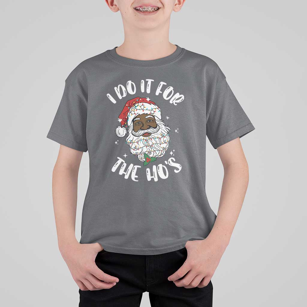 Funny Santa Claus T Shirt For Kid African American Xmas Vintage Black Santa - Wonder Print Shop