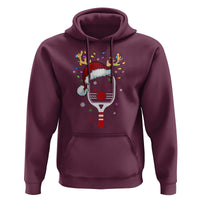 Pickleball Christmas Hoodie Holiday Reindeer Player Gifts Sports Xmas