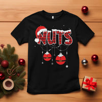 Christmas Couples T Shirt Chest Nuts Couples Funny Matching Chestnuts - Wonder Print Shop