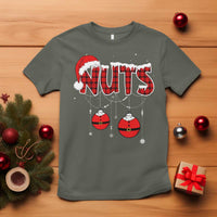 Christmas Couples T Shirt Chest Nuts Couples Funny Matching Chestnuts - Wonder Print Shop