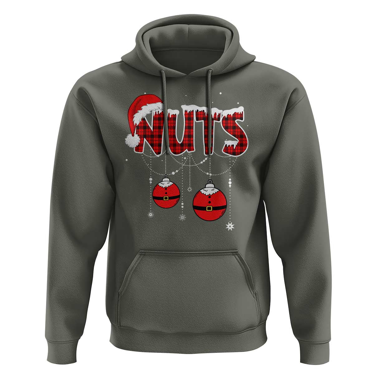 Christmas Couples Hoodie Chest Nuts Couples Funny Matching Chestnuts