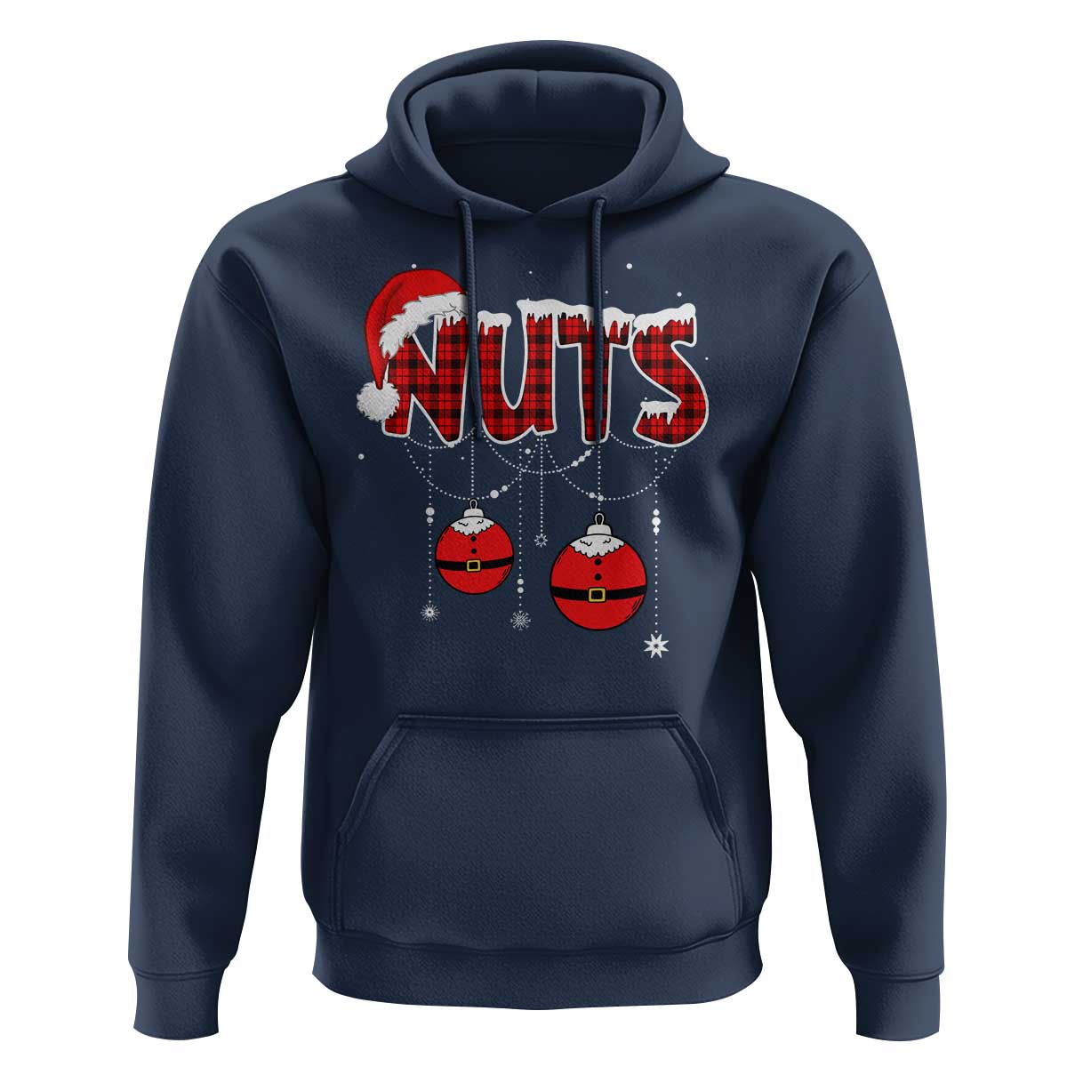 Christmas Couples Hoodie Chest Nuts Couples Funny Matching Chestnuts