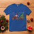Tractor Christmas T Shirt Tree Lights Farmer Xmas Gift for Tractor Drivers - Wonder Print Shop