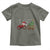 Tractor Christmas Toddler T Shirt Tree Lights Farmer Xmas Gift for Tractor Drivers