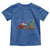 Tractor Christmas Toddler T Shirt Tree Lights Farmer Xmas Gift for Tractor Drivers