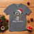 Merry Christmas Raccoon T Shirt Happy Holidays Gift Animal Xmas Lights Red Santa Hat - Wonder Print Shop