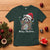 Merry Christmas Raccoon T Shirt Happy Holidays Gift Animal Xmas Lights Red Santa Hat - Wonder Print Shop