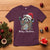 Merry Christmas Raccoon T Shirt Happy Holidays Gift Animal Xmas Lights Red Santa Hat - Wonder Print Shop