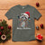 Merry Christmas Raccoon T Shirt Happy Holidays Gift Animal Xmas Lights Red Santa Hat - Wonder Print Shop