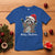 Merry Christmas Raccoon T Shirt Happy Holidays Gift Animal Xmas Lights Red Santa Hat - Wonder Print Shop