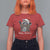 Merry Christmas Raccoon T Shirt For Women Happy Holidays Gift Animal Xmas Lights Red Santa Hat - Wonder Print Shop